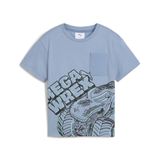 Puma X Hot Wheels Erkek Çocuk Tişört, 3-4 Yaş, 57-632401-7, Mavi, Erkek Çocuk