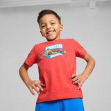 Puma X HOT WHEELS Graphic Kırmızı Erkek Çocuk Kısa Kol T-Shirt - 4 - 5 Yaş