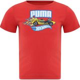 Puma X HOT WHEELS Graphic Kırmızı Erkek Çocuk Kısa Kol T-Shirt - 5 - 6 Yaş