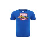 Puma X Hot Wheels Graphic Mavi Kısa Kollu Erkek Çocuk T-shirt