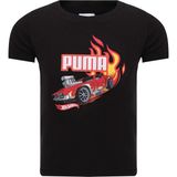 Puma X HOT WHEELS Graphic Siyah Erkek Çocuk Kısa Kol T-Shirt - 3 Yaş