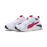 Puma X-Ray 3 LT White-For All Time Red-Navy Erkek Unisex Spor Ayakkabı