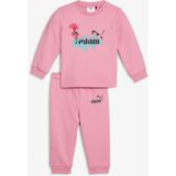 Puma x Trolls Crew Bebek Pembe Eşofman Takımı - 48-Pembe