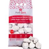 Pumice World Lav Taşı Beyaz, Ponza Mangal Taşı, Mangal Kömürü, Izgara Taşı