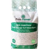 Pumice World Pum Flower 100% Doğal Ponza Kaktüs ve Sukulent Toprağı Torfu 5 Litre Torf Düzenleyici Ürün