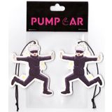 PUMP CAR 2 parça tombul Gojo Satoru içgüdü çift taraflı asılı japon anime kiraz kokulu Jujutsu Kaisen araba hava spreyi serin anime dikiz aynası için asılı araba iç aksesuarları hediyeler