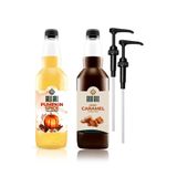 Pumpkin Spices & Karamel Aromalı Kahve & Meyve Şurubu 2 x 700 ml.