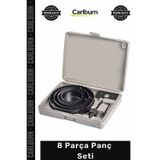 #Punch Ağaç Kesme Testere Matkap Ucu Alçıpan Tavan Metal Plastik MDF Delme Testeresi 8 Parça Panç Se