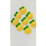 Punch Dükkanı Dilim Limon Yerli Malı Haftası Temalı Handmade 2'li Çıt Çıt Toka