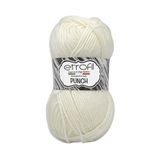Punch Örgü İpi Beyaz%100 Mikro Akrilik 25g 70m (71009)