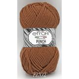 Punch Örgü İpi Kahverengi%100 Mikro Akrilik 25g 70m (72102)