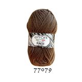 Punch Örgü İpi Koyu Kahverengi%100 Mikro Akrilik 25g 70m (77079)