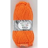 Punch Örgü İpi Koyu Portakal%100 Mikro Akrilik 25g 70m (72103)