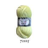 Punch Örgü İpi Parlak Sarı%100 Mikro Akrilik 25g 70m (72105)
