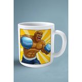 Punch Out Oyun Baskılı Kupa Bardak Çift Taraflı Kişiye Özel Model 2