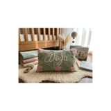 punch passion Bebek takı yastığı, punch nakışlı (30x50-Sadece Kılıf) isme özel bebek hediyelik, kırlent-PP.BTY.031