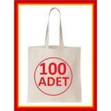 Punch Pazarı 100 Adet Baskısız Ham Bez Çanta 35X40 Kulplu Boyama Omuz Plaj Ekmek Alışveriş Çantası Çanta - Açık Krem