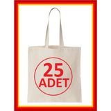 Punch Pazarı 25 Adet Baskısız Ham Bez Çanta 35X40 Kulplu Boyama Omuz Plaj Ekmek Alışveriş Çantası Çanta - Açık Krem