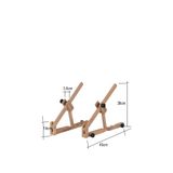 Punchistanbyuyc Kasnak Tutucu Ahşap Şezlong Stand (20cm ile 60cm arası tüm iğneli/telli kasnak bağlanabilir özellik)