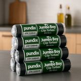 Pundix J500 Jumbo Boy Çöp Torbası (80X110 Cm) – 5 Rulo (Toplam 50 Adet) Dayanıklı, Sızdırmaz ve Geniş Hacimli Çöp Poşeti - 80 x 110 cm