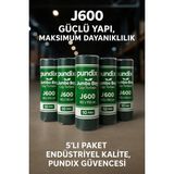 Pundix J600 Jumbo Boy Çöp Torbası (80X110 Cm) – 5 Rulo (Toplam 50 Adet) Dayanıklı, Sızdırmaz ve Geniş Hacimli Çöp Poşeti - 80 x 110 cm