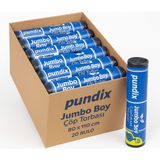 Pundix Pundıx J350 Endüstriyel Çöp Poşeti 80X110 cm Siyah Seri – Opp Ambalajlı (1 Koli = 20 Rulo / 200 Adet) Dayanıklı, Sızdırmaz ve Geniş Hacimli Çöp Torbası - 80 x 110 cm