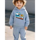 Punix Kids Punıx Kıds Octonauts Baskılı Kalın Kışlık Kalite Erkek Çocuk Eşofman Takım - 5 Yaş - Bebe Mavisi