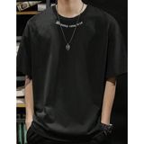 Punix Punıx Büyük Beden Özel Tasarım Dreams Come True Baskılı Yeni Sezon Yazlık Battal Erkek T-Shırt - Siyah - 7XL