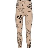 Punk Gırl Kız Çocuk Desenli Yazlık Tayt - 10 Yaş