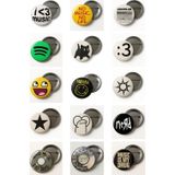 Punky Design Müzik ve Pop Kültür Temalı Rozet Seti – Eğlenceli Tasarım Rozetler (15’li Set)