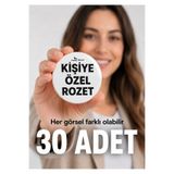 Punky Store 30 Adet Kişiye Özel Rozet Baskı 44 mm Fotoğraflı Logo İsimli Tasarım Rozet Seti