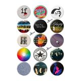 Punky Store Indie Rock Temalı Rozet Seti 44 mm Çanta Ceket Yaka Rozeti
