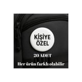 Punky Store Kişiye Özel Rozet Punky Design 44 mm – 20’li Tasarım Yaka İğnesi Rozet Seti