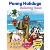 Punny Holidays Coloring Book: Reading is PUN: Book #3