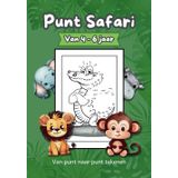 Punt Safari - Van punt naar punt tekenen: Ontdek de jungle: Volg de stippen en ontmoet wilde dieren | Leerplezier in Elke Punt: Educatieve punt tot punt avonturen voor kinderen van 4-6 jaar