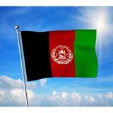 Punto Dizayn Afganistan Devleti Bayrağı -Afganistan Islam Cumhuriyeti Premium Raşel Kumaş 70X105 cm