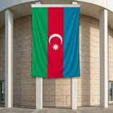 Punto Dizayn Azerbaycan Ülke Bayrağı 140GR Premium Raşel Kumaş 200X300 cm