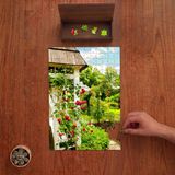 Punto Dizayn Bahar Bahçesi - Çiçekler - Ağaçlar - Doğa Tasarımı 240 Parça Ahşap Puzzle Ahşap Kutuda PD00087