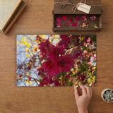 Punto Dizayn Begonvil Çiçekleri Yakın Çekim Tasarımı 240 Parça Ahşap Puzzle Ahşap Kutuda MPY60443