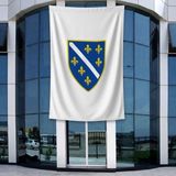 Punto Dizayn Bosna Hersek Bayrağı 140GR Premium Raşel Kumaş 400X600CM
