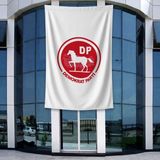 Punto Dizayn Demokrat Parti Bayrağı 140gr Premium Raşel Kumaş 400x600cm