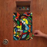 Punto Dizayn Henry Lyman Sayen Kızı Sallanan Sandalyede Tasarımı 240 Parça Ahşap Puzzle Ahşap Kutuda PD01104