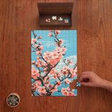 Punto Dizayn Japon Kiraz Çiçekleri Tasarımı 240 Parça Ahşap Puzzle Ahşap Kutuda PD01049