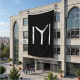 Punto Dizayn Kayı Boyu Bayrağı Siyah 140GR Premium Raşel Kumaş 6x9 Metre