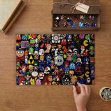 Punto Dizayn Nostaljik Ikonik Karakterler Tasarımı 240 Parça Ahşap Puzzle Ahşap Kutuda MPY60077