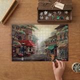 Punto Dizayn Nostaljik Sokak Manzarası Tasarımı 240 Parça Ahşap Puzzle Ahşap Kutuda MPY10171