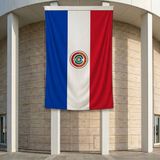 Punto Dizayn Paraguay Bayrağı 140GR Premium Raşel Kumaş 200X300 cm