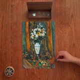 Punto Dizayn Paul Cezanne Vazoda Çiçekler Tasarımı 240 Parça Ahşap Puzzle Ahşap Kutuda PD01118