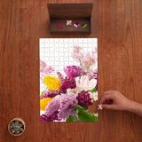 Punto Dizayn Rengarenk Çiçek Buketi Tasarımı 240 Parça Ahşap Puzzle Ahşap Kutuda PD00527