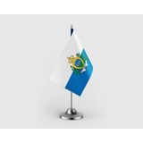 Punto Dizayn San Marino Devleti Tekli Saten Masa Bayrağı Seti